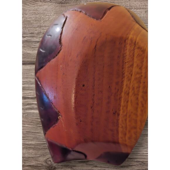 Vintage Inlaid Wood Lazy Susan Chips Dip Hors D'oeuvres Lazy Susan Serving... - Picture 8 of 10